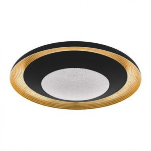 EGLO plafondlamp Canicosa - zwart/goudkleurig - Leen Bakker