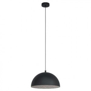 EGLO hanglamp Gaetano - zwart/grijs - 38 cm - Leen Bakker