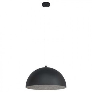 EGLO hanglamp Gaetano - zwart/grijs - 53 cm - Leen Bakker