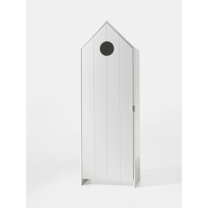 Leen Bakker - Vipack Kledingkast Casimi 1 Deurs - 171,5x57,6x37 Cm - MDF - Wit
