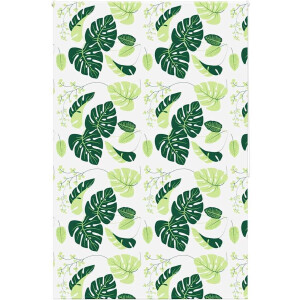 vidaXL Doucherolgordijn - 160x240 cm - Groen Bladeren