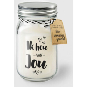 Paper Dreams Geurkaars Vanille – Ik hou van jou