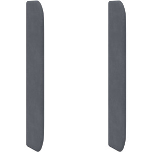 vidaXL - Hoofdbord - oor - Grijs - 80 - x - 16 - x - 4 - cm - Fluweel