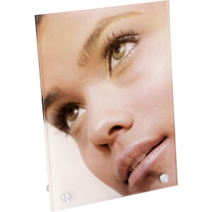 Glasfoto in kleur incl. houders. Afm: 180 x 240 x 6 mm