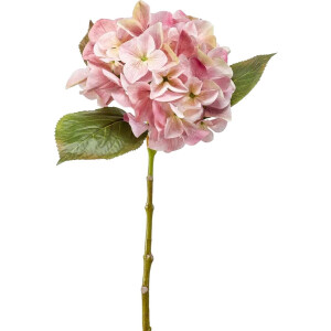 Emerald Kunstbloem hortensia tak - Challenge - 47 cm - roze - kunst zijdebloem - Hydrangea