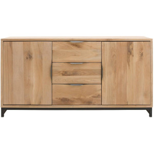 Goossens Dressoir Max, 2 deuren 3 laden