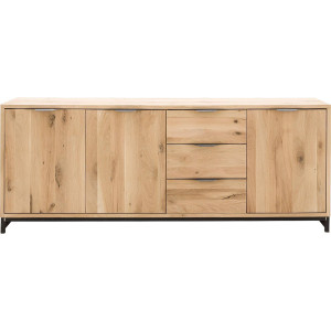 Goossens Dressoir Max, 3 deuren 3 laden