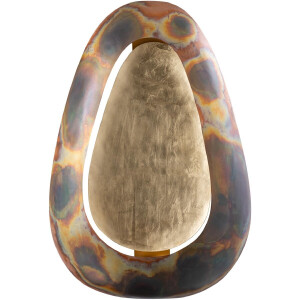 PTMD - Windlicht Magni - Bruin - 40.5x12x62cm
