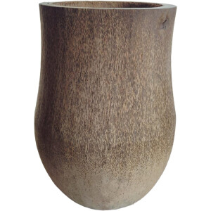 PTMD Jamez Natural Palm Wood Pot Round S