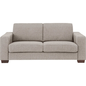 Goossens Bank N-joy Divana grijs, stof, 2-zits, stijlvol landelijk