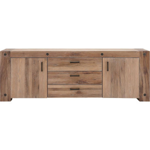 Goossens Dressoir Houston, 2 deuren 3 laden