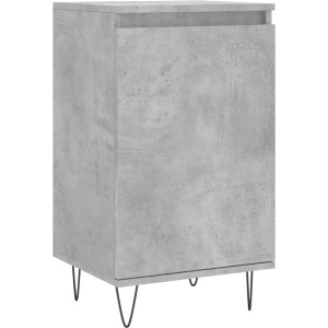 vidaXL - Dressoir - 40x35x70 - cm - bewerkt - hout - betongrijs