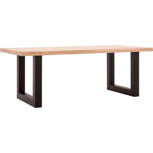 Goossens Eettafel Blade, Strak blad 200 x 100 cm 6 cm dik