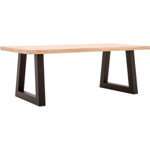 Goossens Eettafel Blade, Strak blad 220 x 100 cm 6 cm dik