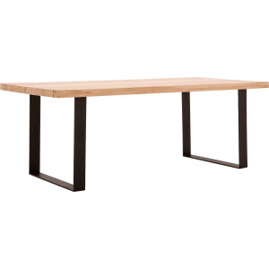 Goossens Eettafel Blade, Strak blad 220 x 100 cm 6 cm dik