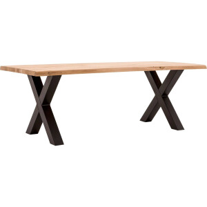 Goossens Eettafel Blade, Boomstamblad 260 x 100 cm 5 cm dik