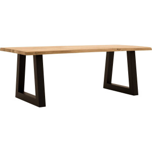 Goossens Eettafel Blade, Boomstamblad 260 x 100 cm 5 cm dik