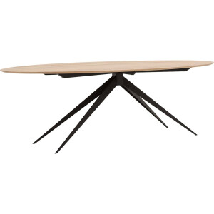 Goossens Excellent Eettafel Uniek, Ovaal 240 x 120 cm