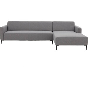 Goossens Bank Key West grijs, stof, 3-zits, modern design