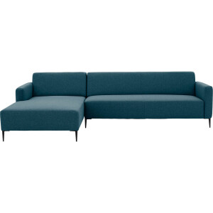 Goossens Bank Key West blauw, stof, 3-zits, modern design