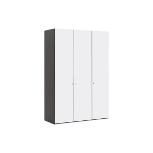 Goossens Kledingkast Easy Storage Ddk, Kledingkast 153 cm breed, 220 cm hoog, 3x glas draaideur