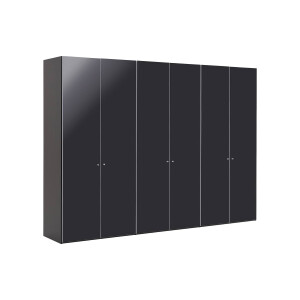 Goossens Kledingkast Easy Storage Ddk, Kledingkast 304 cm breed, 220 cm hoog, 6x draaideur