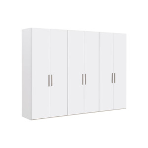 Goossens Kledingkast Easy Storage Ddk, Kledingkast 304 cm breed, 220 cm hoog, 6x draaideur