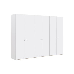 Goossens Kledingkast Easy Storage Ddk, Kledingkast 304 cm breed, 220 cm hoog, 6x draaideur
