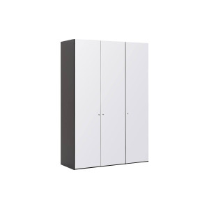 Goossens Kledingkast Easy Storage Ddk, Kledingkast 153 cm breed, 220 cm hoog, 3x glas draaideur