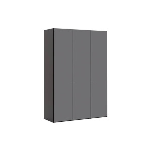 Goossens Kledingkast Easy Storage Ddk, Kledingkast 153 cm breed, 220 cm hoog, 3x glas draaideur