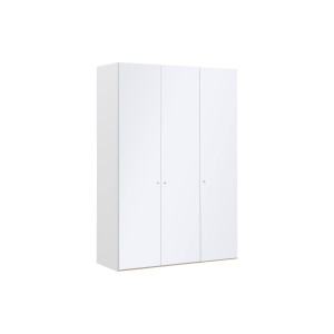 Goossens Kledingkast Easy Storage Ddk, Kledingkast 153 cm breed, 220 cm hoog, 3x glas draaideur