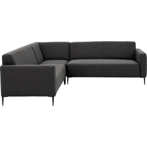 Goossens Bank Key West grijs, stof, 3-zits, modern design