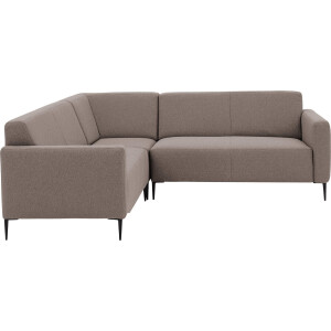 Goossens Bank Key West grijs, stof, 2-zits, modern design