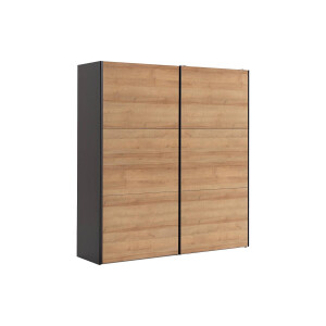 Goossens Kledingkast Easy Storage Sdk, 203 cm breed, 220 cm hoog, 2x 3 paneel schuifdeuren