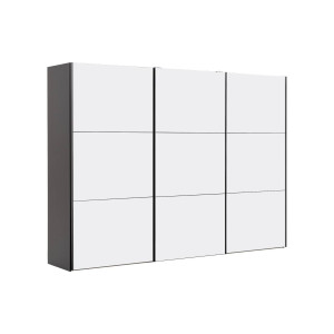 Goossens Kledingkast Easy Storage Sdk, 303 cm breed, 220 cm hoog, 3x 3 paneel schuifdeuren