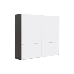 Goossens Kledingkast Easy Storage Sdk, 253 cm breed, 220 cm hoog, 2x 3 paneel schuifdeuren