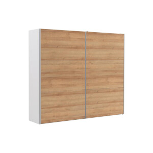 Goossens Kledingkast Easy Storage Sdk, 253 cm breed, 220 cm hoog, 2x 3 paneel schuifdeuren