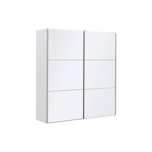 Goossens Kledingkast Easy Storage Sdk, 203 cm breed, 220 cm hoog, 2x 3 paneel glas schuifdeuren