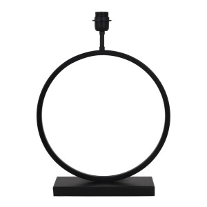 Light & Living Tafellamp 'Liva' 52cm, kleur Mat Zwart (excl. kap)