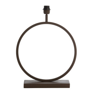 Light & Living Tafellamp 'Liva' 52cm, kleur Bruin (excl. kap)