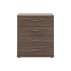 Goossens Ladekast Verto, Commode 4 laden 75 cm breed