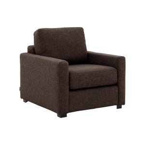 Goossens Fauteuil Lucca, Fauteuil klein arm smal 12 cm