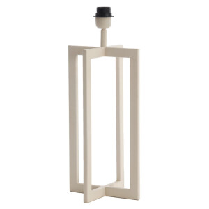 Light & Living Tafellamp 'Mace' 46cm, kleur Crème (excl. kap)