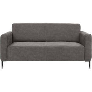 Goossens Bank Key West grijs, micro leer, 2,5-zits, modern design