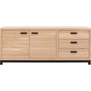 Goossens Dressoir Sans, 2 deuren 3 laden