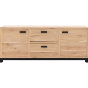 Goossens Dressoir Sans, 2 deuren 2 laden