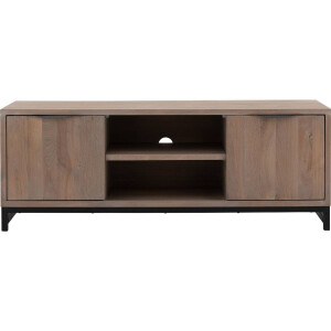 Goossens Tv Meubel Max, 2 deuren 1 open vak 40 cm diep