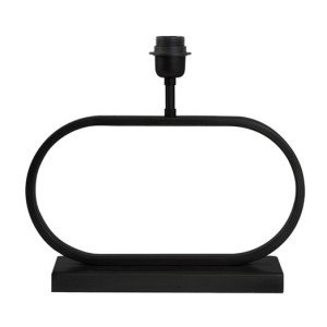 Light & Living Tafellamp 'Jamiro' 37cm, kleur Mat Zwart (excl. kap)