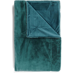 ESSENZA Furry Plaid reef green - 150x200 cm