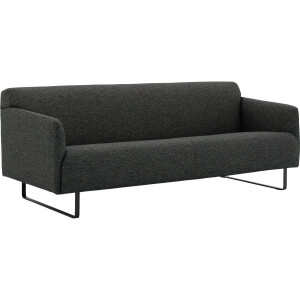 Goossens Excellent Bank Montreal bruin, stof, 3-zits, modern design